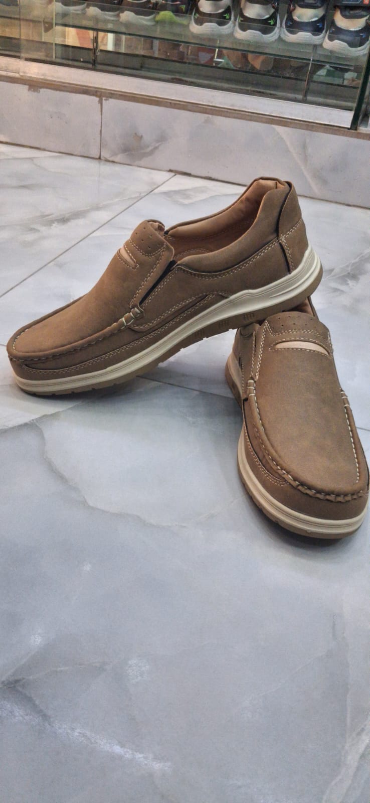 Medicated Soft Leather Loafers – Washable, Durable & Non-Slip