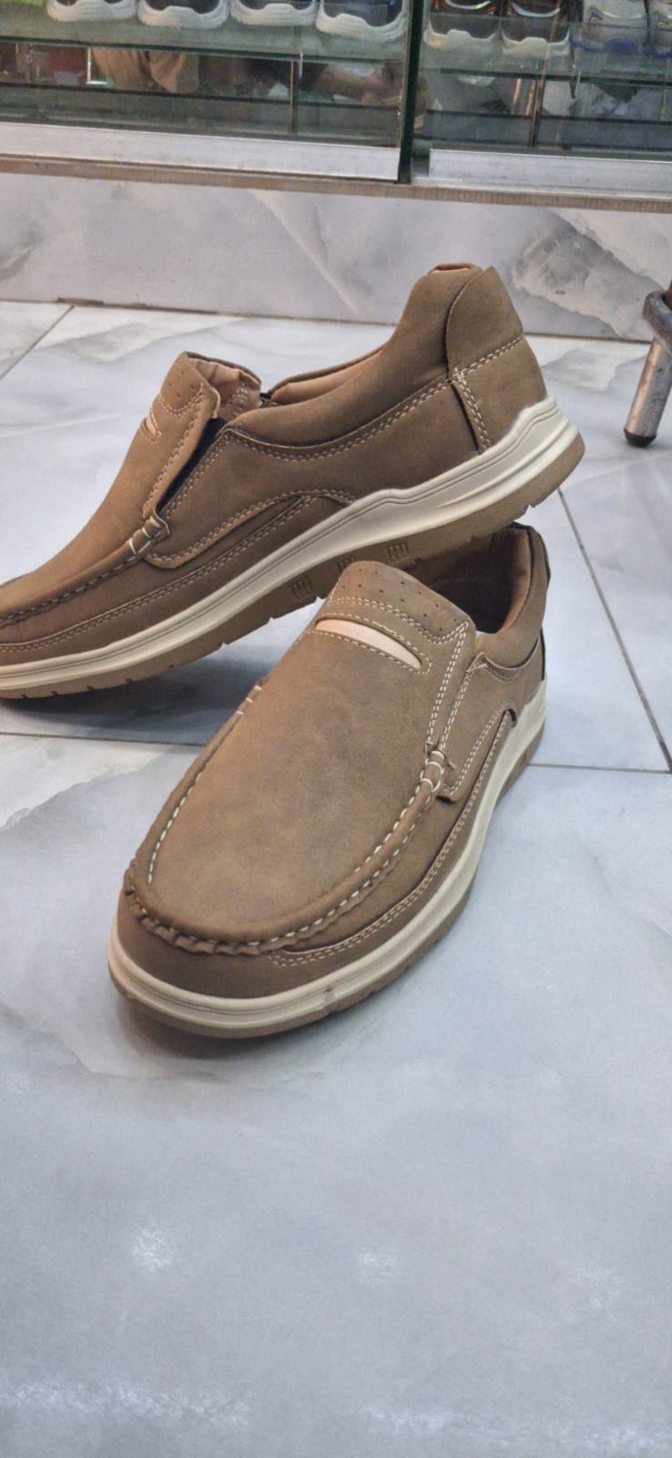 Medicated Soft Leather Loafers – Washable, Durable & Non-Slip