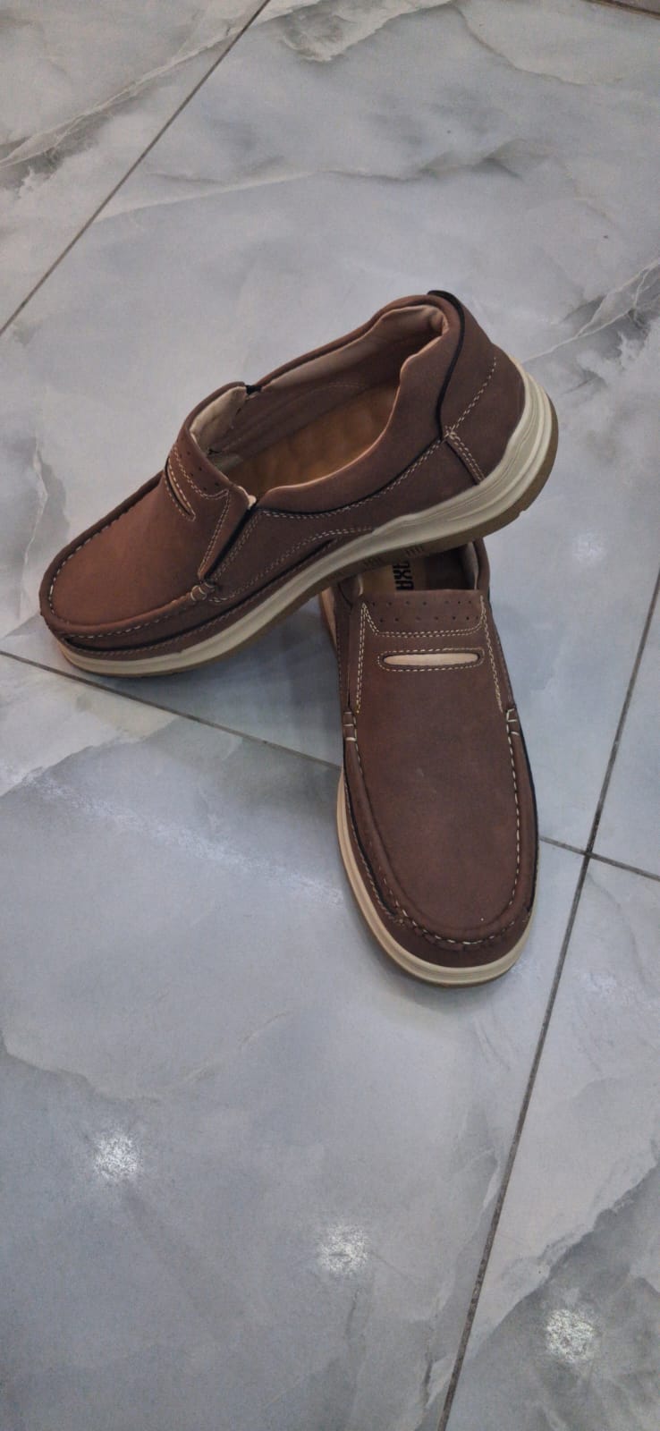 Medicated Soft Leather Loafers – Washable, Durable & Non-Slip