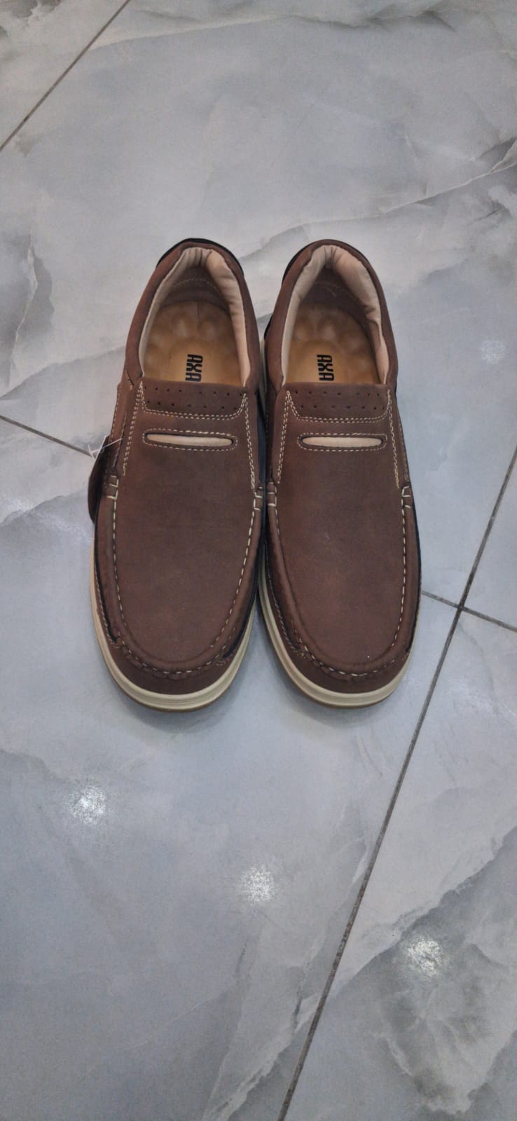 Medicated Soft Leather Loafers – Washable, Durable & Non-Slip