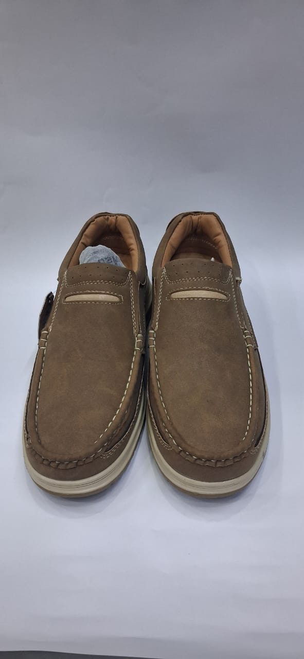 Medicated Comfort Loafers – Soft & Durable (Brown & Mustard)