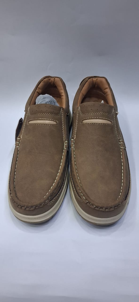 Medicated Comfort Loafers – Soft & Durable (Brown & Mustard)